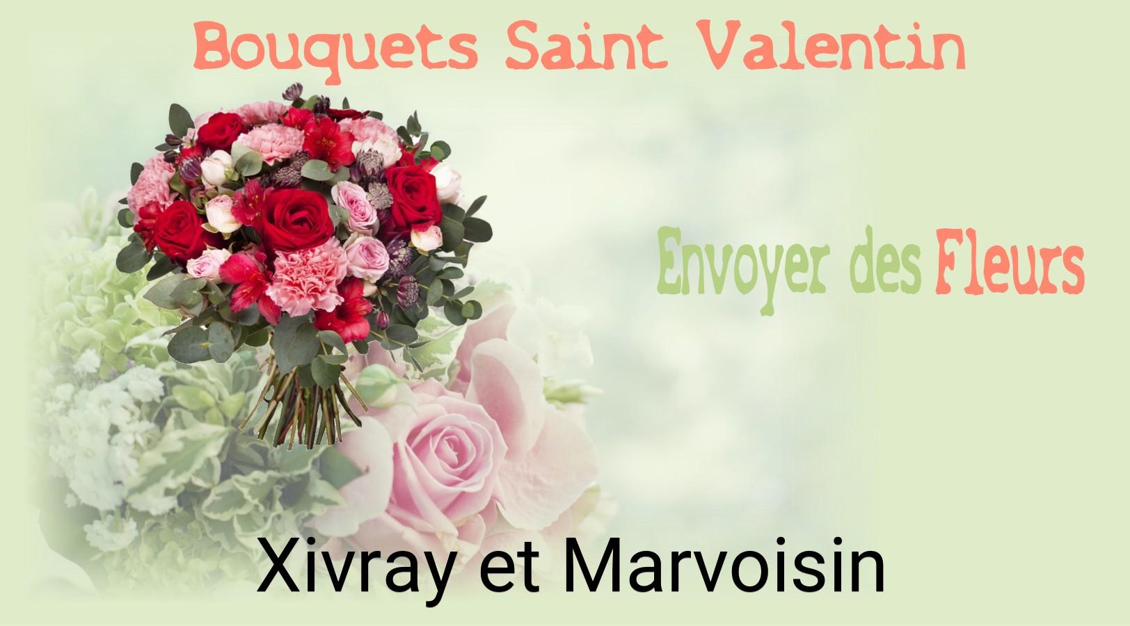 Roses de Saint-Valentin livrées à Xivray-et-Marvoisin
